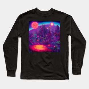 Big Mysterious Astral City Long Sleeve T-Shirt